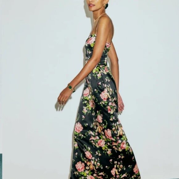 Reformation Frankie Silk Dress - Polina - Picture 5 of 9